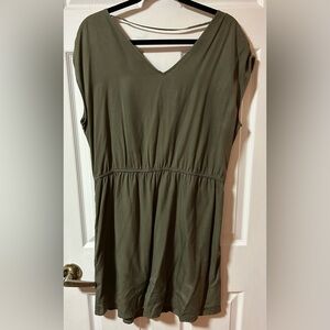 Olive Green Women's Dress